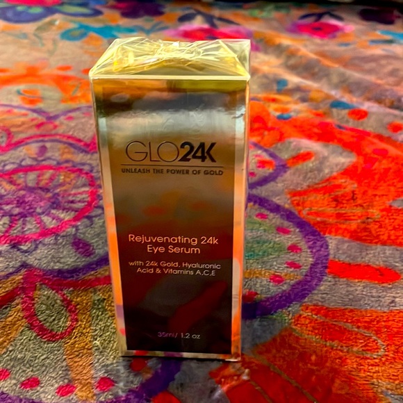 GLO24K NIB Rejuvenating 24k Eye Serum ✨Hyaluronic Acid & Vit. A,C,E 🇺🇸FLASHSALE - Picture 4 of 12